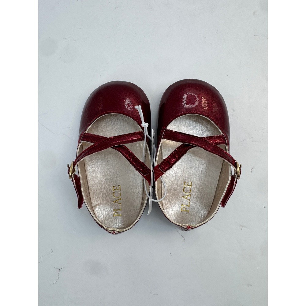 The Children's Place Mary Jane Flats Baby 6-12M Red